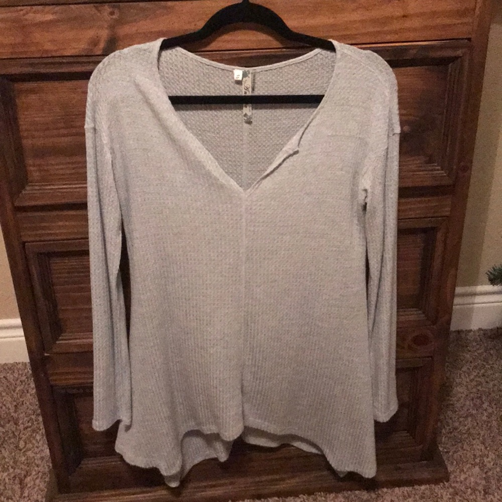 Boutique waffle knit tunic